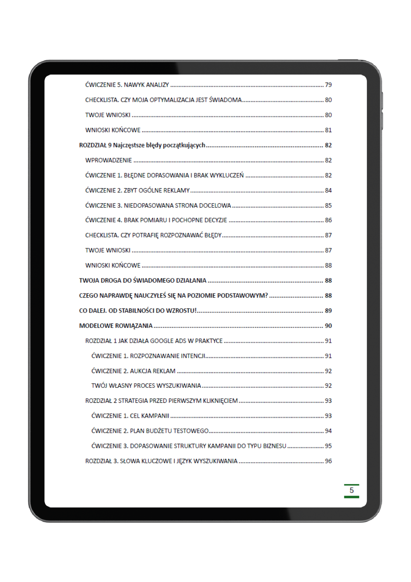GOOGLE ADS WORKBOOK <br> ŚWIADOMEGO STARTU - obrazek 5